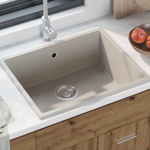 Кухненска мивка Бежово 54 x 44 x 20 см Гранит