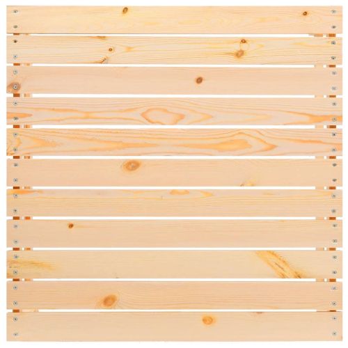 Градински лаундж комплект, 3 части, с възглавници, бор масив