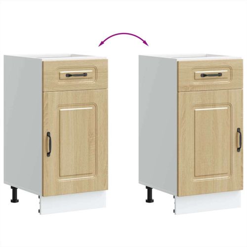 Кухненски шкаф, "Kalmar", дъб сонома, инженерно дърво