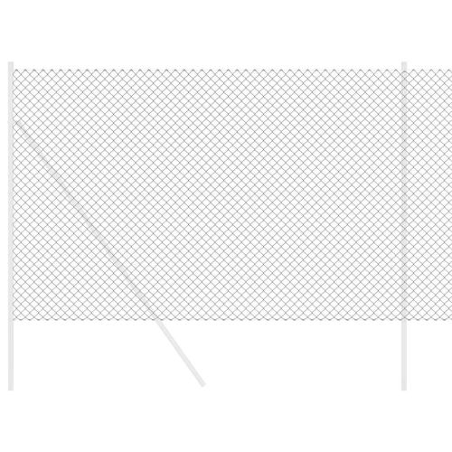 Оградa от мрежа Сив 10 x 1.6 m Стомана