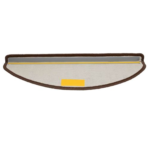 Изтривалки за стълби, 30 бр., 65x21x4 см, кафяви, полукръгли, големи