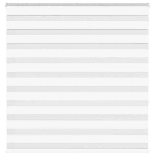 Зеброва щора бял 150x150 см ширина на плата 145,9 см полиестер