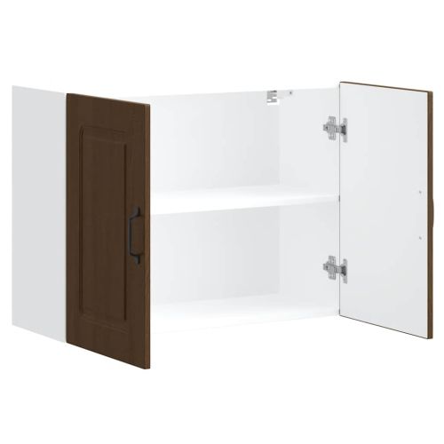 Кухненски стенен шкаф, Kalmar, кафяв дъб, инженерно дърво