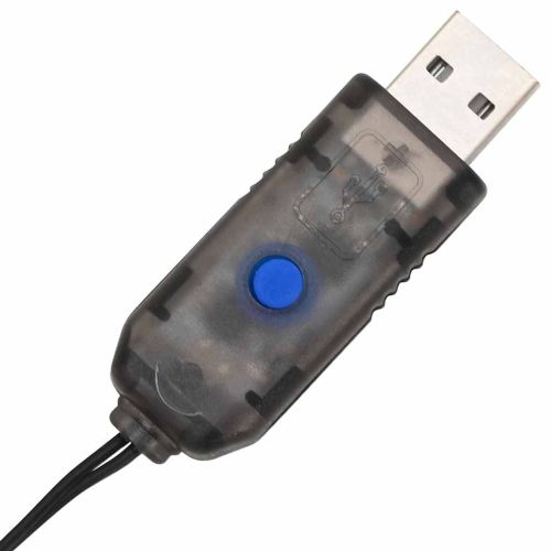 Топка с 96 LED светодиода Топло бяло 30 cm Метал