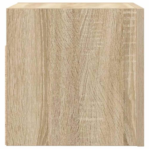 ТВ шкафове за стенен монтаж, 4 бр, дъб сонома, 30,5x30x30 см