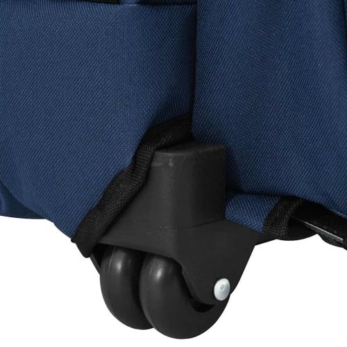 Количка за домашни любимци 3 в 1, дизайн, синя, 48x32x(57-106) см, оксфордски плат