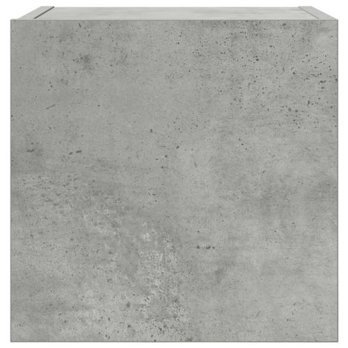 ТВ шкафове за стенен монтаж, 4 бр, бетонно сиви, 30,5x30x30 см