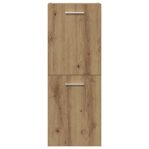 Комплект мебели за баня от 4 части Дъб артизан инженерно дърво