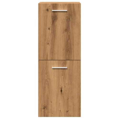 Комплект мебели за баня от 5 части Дъб артизан инженерно дърво