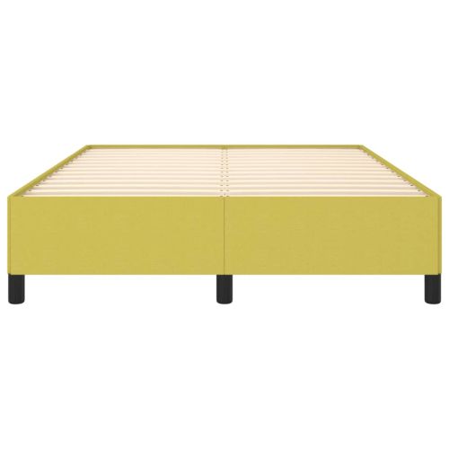 Рамка за легло без матрак, зелена, 140x190 см, плат