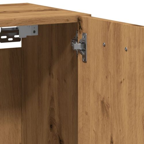 Висящ шкаф за баня Artisan Oak 30x30x80 cm Инженерна дървесина