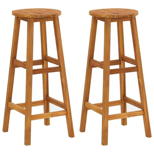 Градински бар комплект от 3 части, акация масив