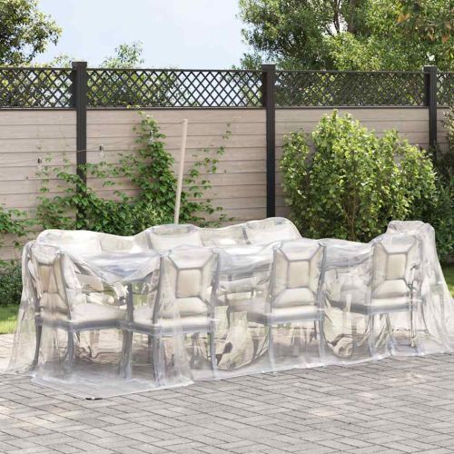 Прозрачен брезент с капси 2х6 м Полиетилен