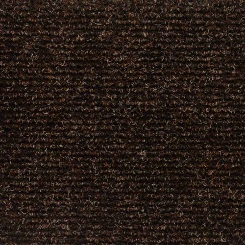 Изтривалки за стълби, самозалепващи се, 30 бр., 60x25 см, кафяви, правоъгълни