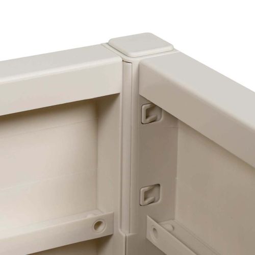 Градинска саксия Бяло 36 x 36 x 35 см Полипропилен