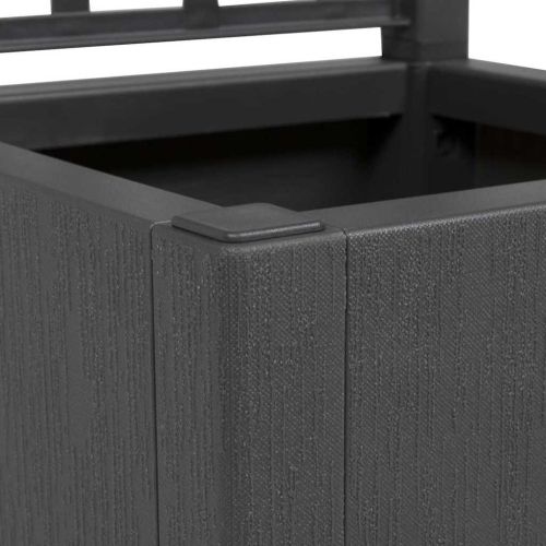 Градинска саксия Антрацит 36 x 36 x 140 см Полипропилен