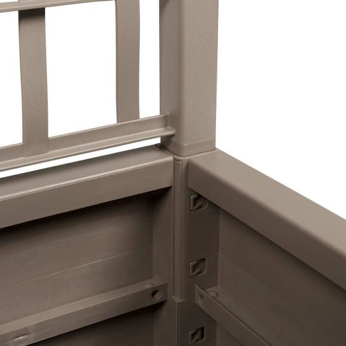 Градинска саксия Сив 36 x 36 x 140 см Полипропилен