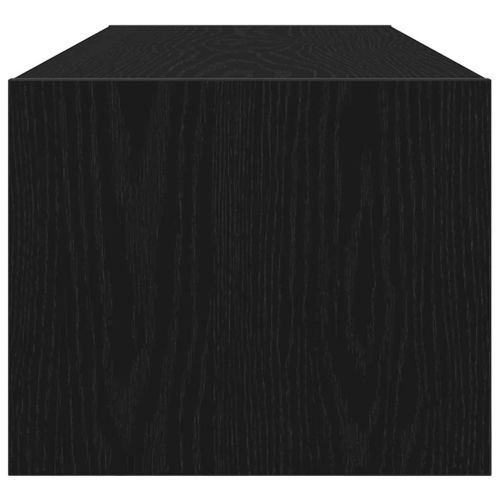 ТВ шкаф с чекмедже Черен дъб 100 x 31 x 25.5 см Инженерно дърво