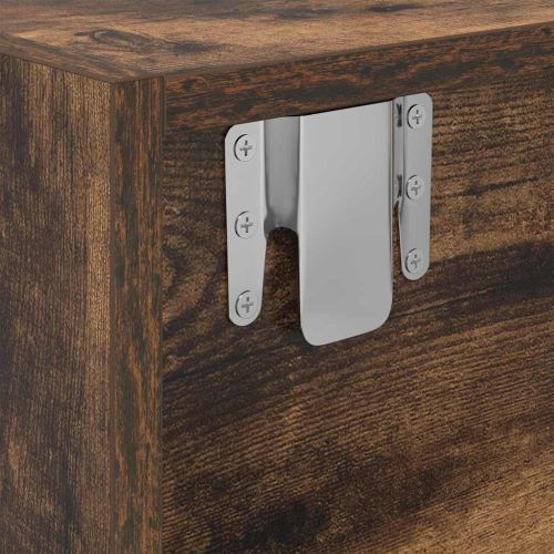 ТВ шкаф Опушен дъб 100 x 31 x 25.5 см Инженерно дърво