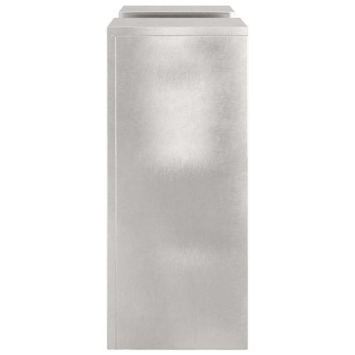 Стойка за растения 2 pcs Сребрист 24 x 24 x 55 см