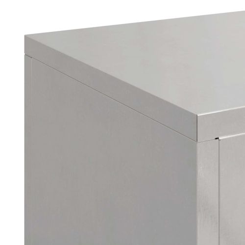 Стойка за растения 3 pcs Сребрист Неръждаема стомана