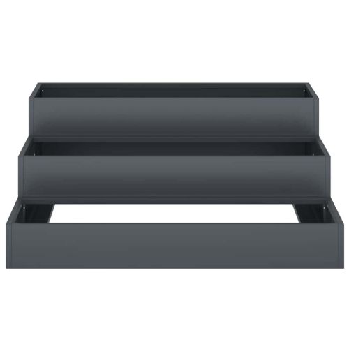 Градинска саксия Антрацит 90 x 90 x 35 см