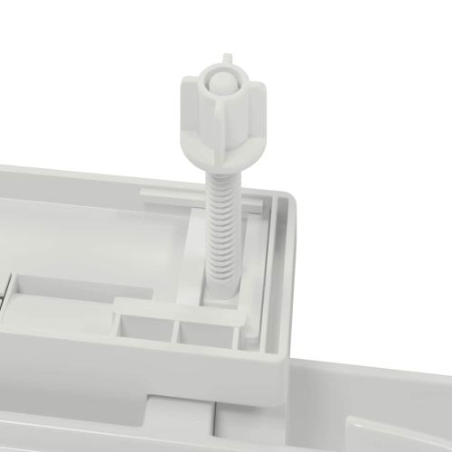 Тоалетна седалка с плавно затваряне, бяла, квадратна