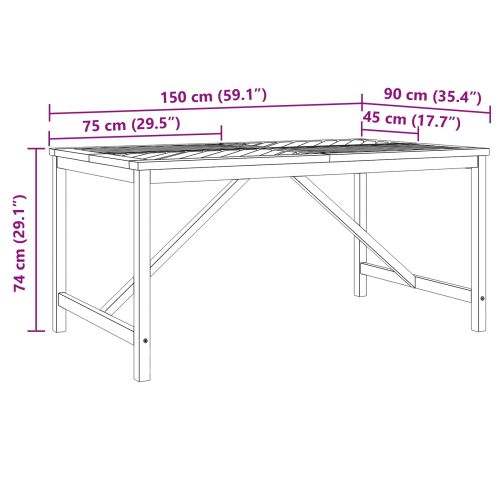 Комплект за хранене в градината 7 pcs Кафяво