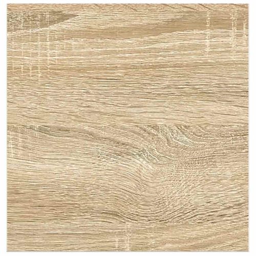 Окачени стенни рафтове, 4 бр, дъб и бял, 23x23,5x3,8 см, МДФ