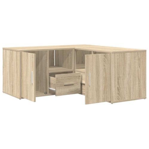 Ъглов шкаф, дъб сонома, 160x40x45 см, инженерно дърво