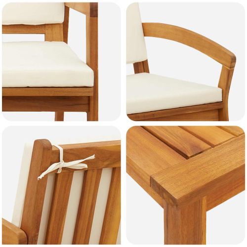 Бистро комплект Кафяво 75 x 45 x 38см