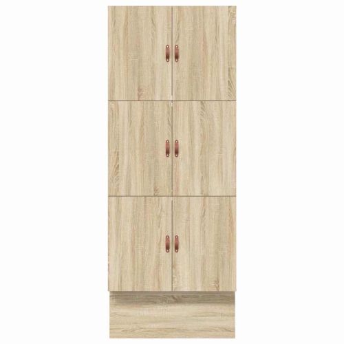 Легло с място за съхранение Сонома дъб 100 cm Инженерно дърво