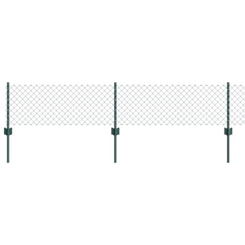 Ограда и колче Зелен 0,4 x 10 м Стомана