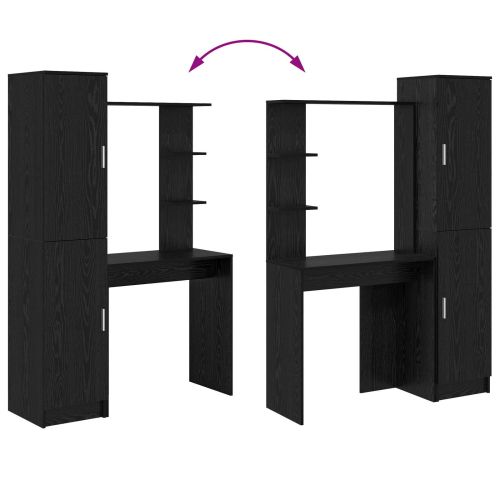 Бюро 2 pcs Черния дъб