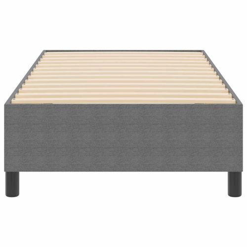 Платформено легло Светлосиво 100 x 200 cm текстил