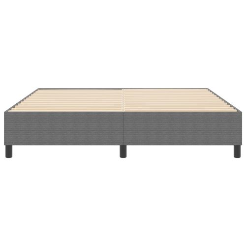 Платформено легло Светлосиво 180 x 200 cm текстил