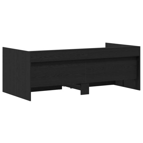 Дневно легло с чекмедже Сив 90 x 200 cm Инженерно дърво