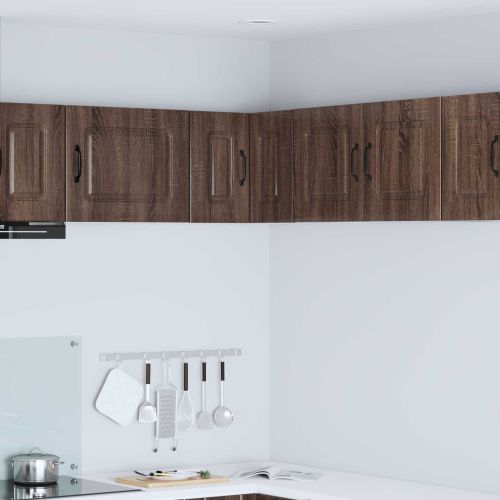 Кухненски шкаф с рафт Кафяв дъб 57 x 57 x 40 см Инженерно дърво