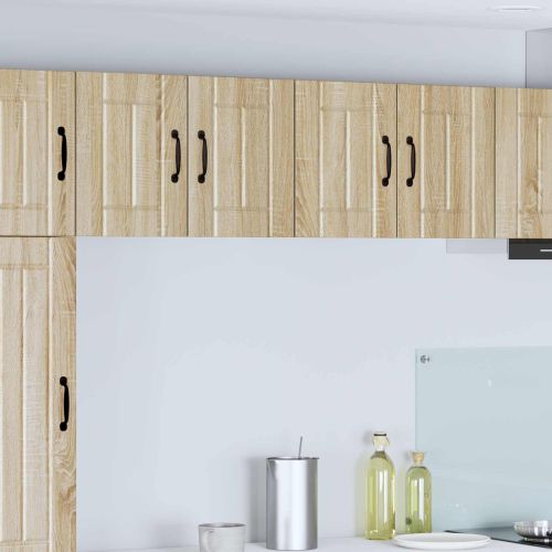 Кухненски стени шкафове 2 pcs Сонома дъб 60 x 31 x 40 см