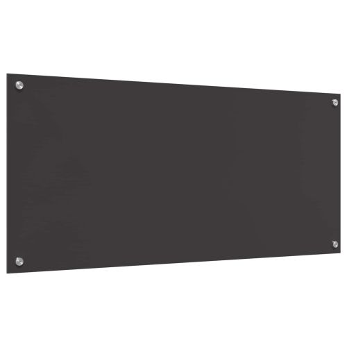 Кухненски заден панел Тъмносив 110 x 50 x 0,6 см