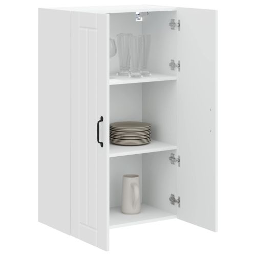 Кухненски шкаф Бяло 60 x 31 x 100 см Инженерно дърво