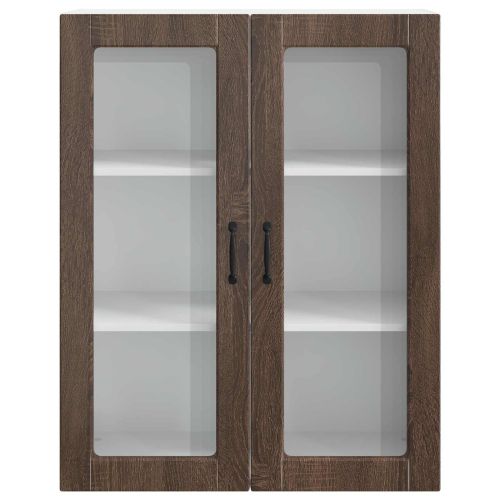 Кухненски шкаф Кафяв дъб 80 x 31 x 100 см Инженерно дърво