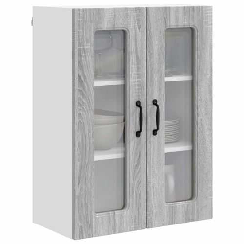 Кухненски шкаф Сив Сонома 60 x 31 x 80 см Инженерно дърво