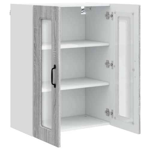 Кухненски шкаф Сив Сонома 60 x 31 x 80 см Инженерно дърво