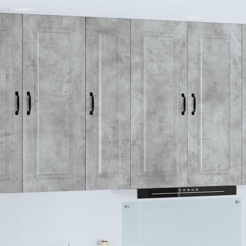 Кухненски шкаф Циментено сиво 30 x 31 x 100 см Инженерно дърво