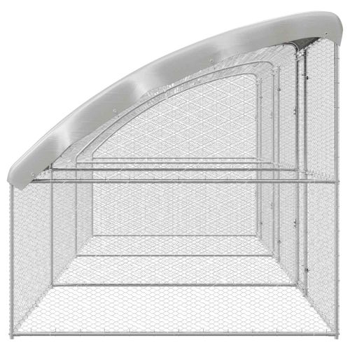 Клетка за пилета Сребрист 600 x 200 x 198.5 см