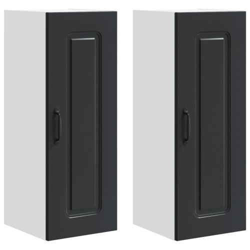 Кухненски шкаф Kalmar 2 pcs Черно 30 x 31 x 80 см