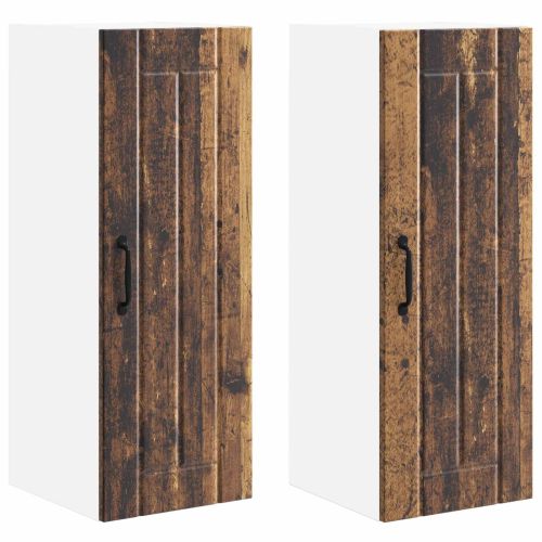 Кухненски шкаф 2 pcs Старо дърво 30 x 31 x 80 см