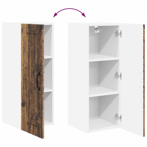 Кухненски шкаф 2 pcs Старо дърво 30 x 31 x 80 см