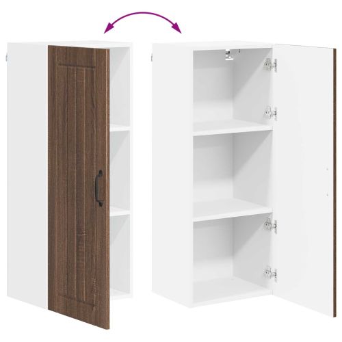 Кухненски шкаф Кафяв дъб 40 x 31 x 100 см Инженерно дърво